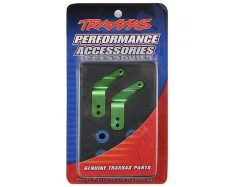TRAXXAS Stub axle carriers, Rustl/Stamp/Band green-anodised)5x11mmBB