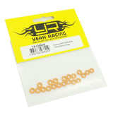Yeah Racing Aluminum M3 Flat Washer 1.5mm 20pcs Orange