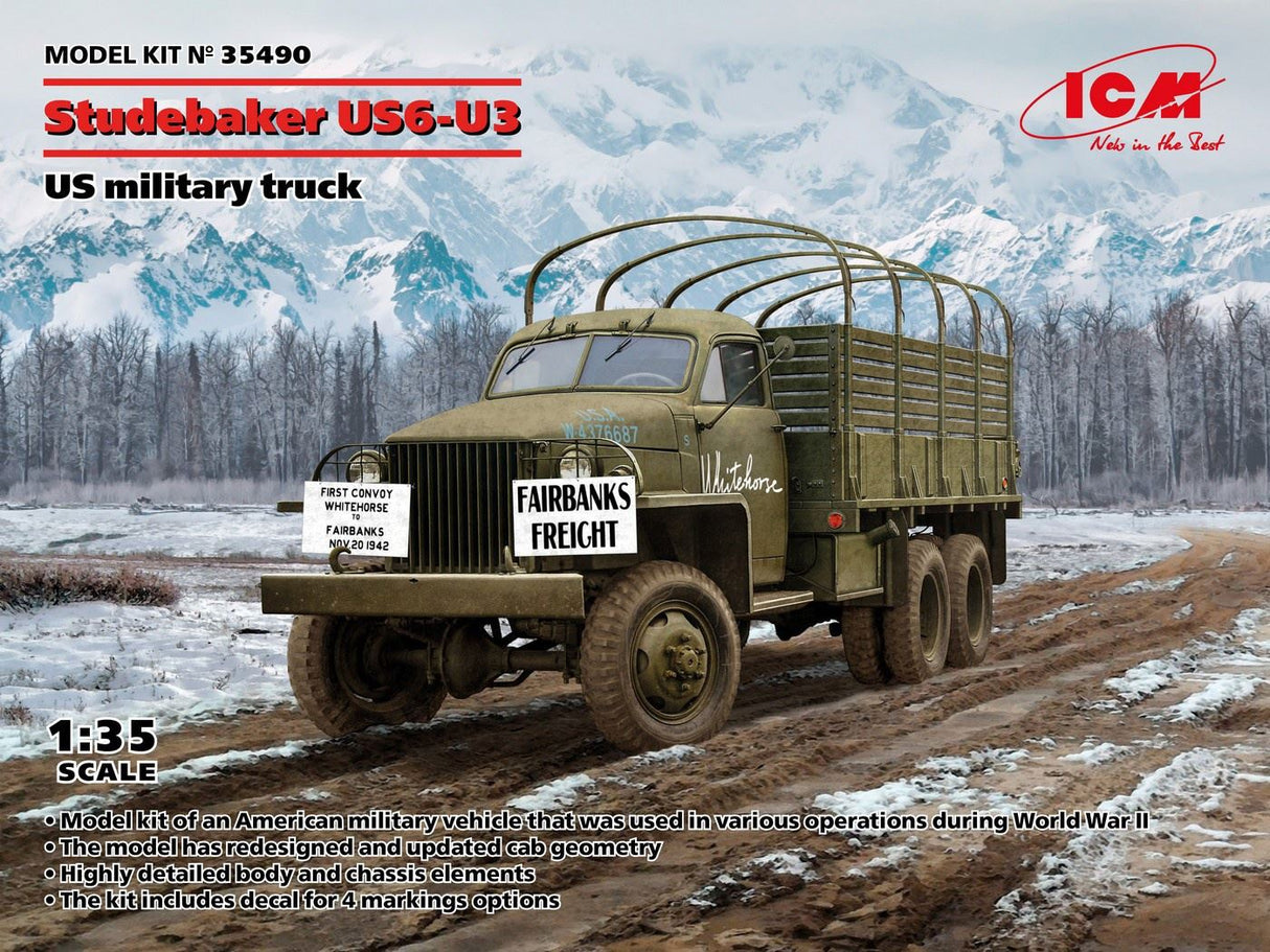 Icm Studebaker Us6-U3, U.S. Military Truck