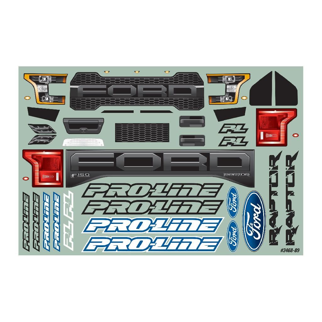 Proline 1/8 2017 Ford F-150 Raptor Clear Body: Monster Truck
