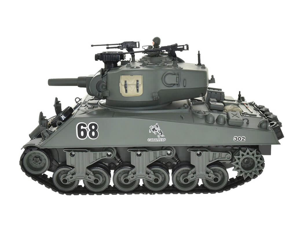 Brother Tank Rc Tank 1 18 Usa M4A3 Sherman Green