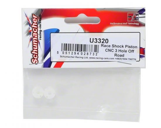 Schumacher Race Shock Piston; CNC 3 Hole Off Road