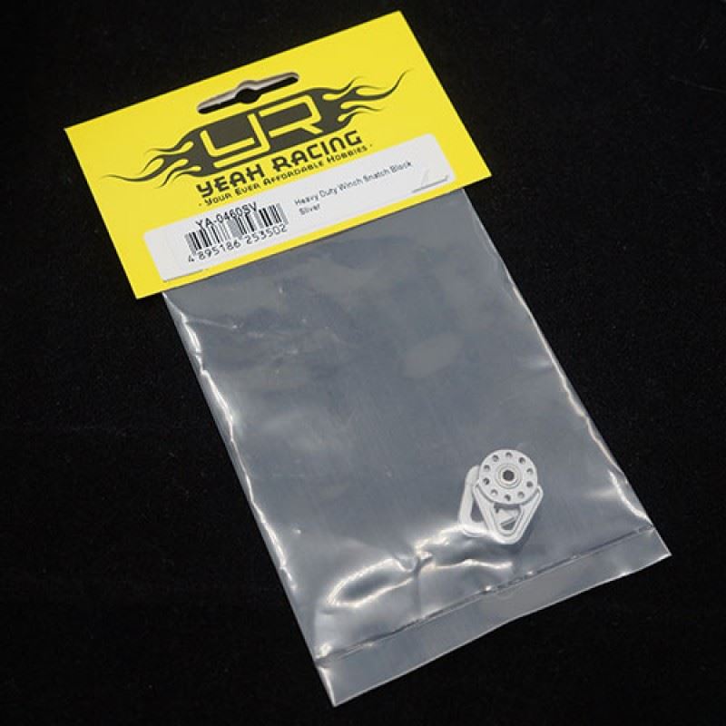 Yeah Racing Heavy Duty Winch Snatch Block Silver