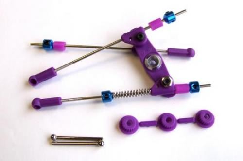 Fastrax Pre-Assembled Throttle/Brake Linkage Set Purple