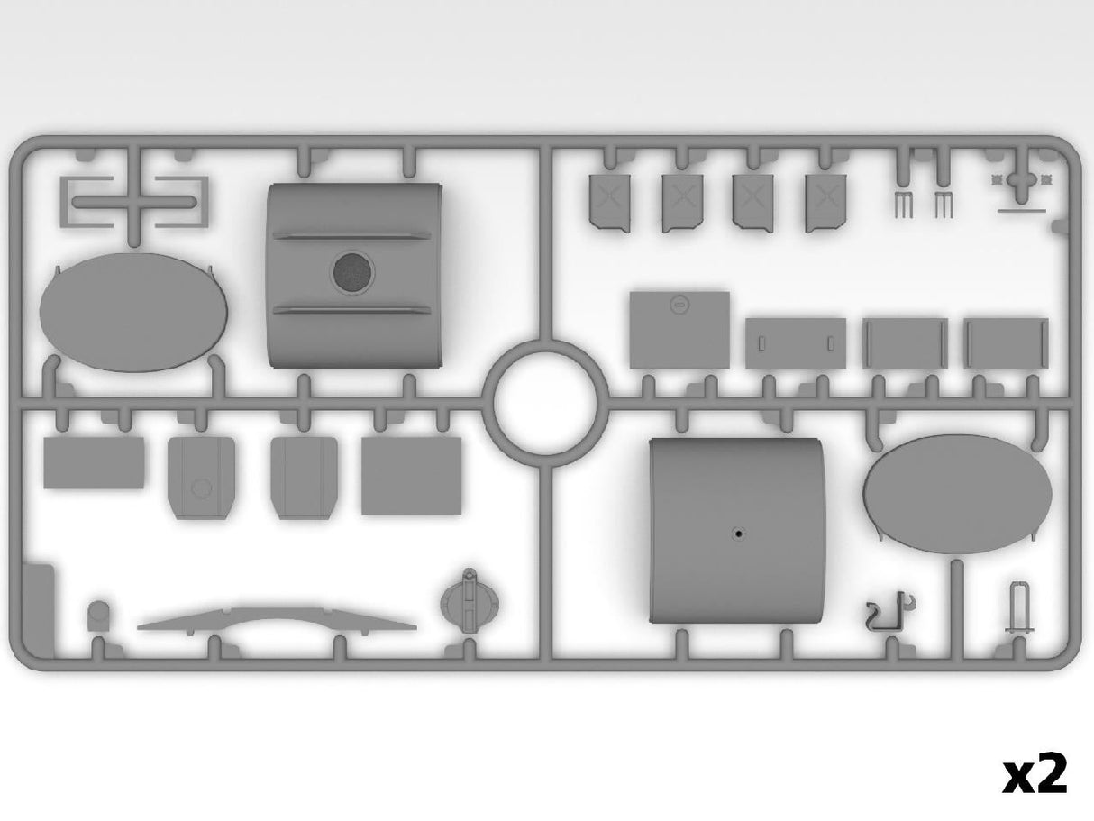 Icm Wwii U.S. Military Vehicles, G7117, Studebaker Us6-U3, Studebaker Us6-U5 (Set Of 3 Trucks)