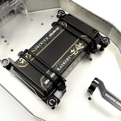 Yeah Racing Aluminum Shorty Battery Holder For Team Associated Rc10