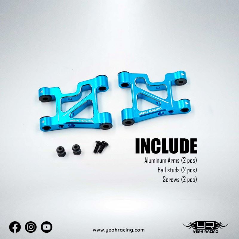 Yeah Racing Aluminum Front Arm Set For Tamiya Xm-01 Pro