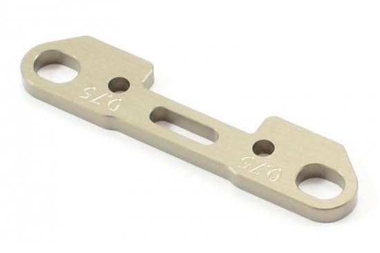 HOBAO VS CNC ALUM REAR LOWER ARM HOLDER 0.75 DEG. - RR.
