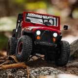 Axial 1/30 Scx30 Jeep Cj-7 Genright 4X4 Rtr, Red