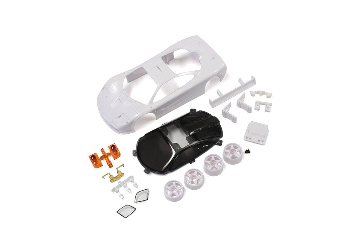 Bodyshell McLaren F1 Lm Mini-Z + 2Wd Rims (White Body)
