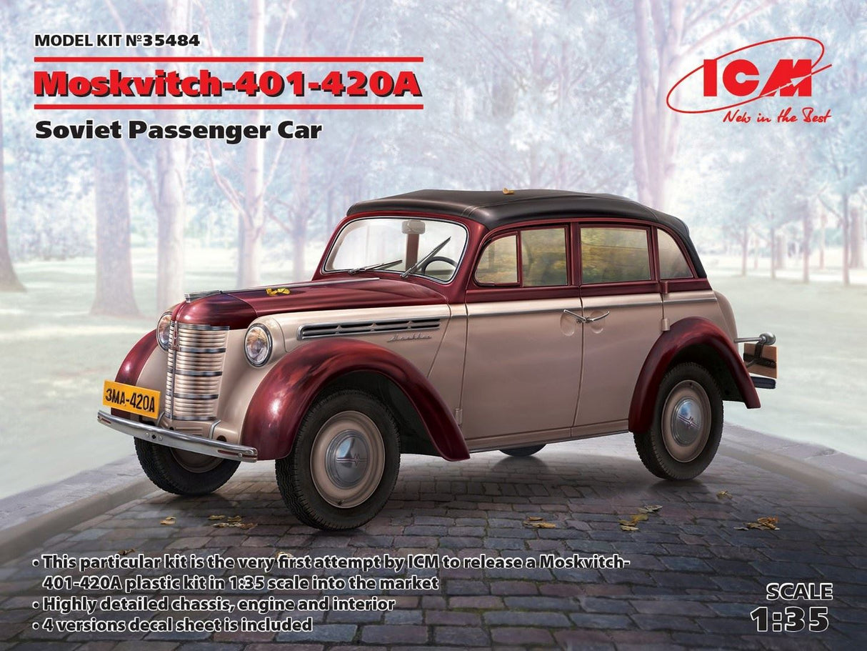 Icm Moskvitch-401-420A, Soviet Passenger Car