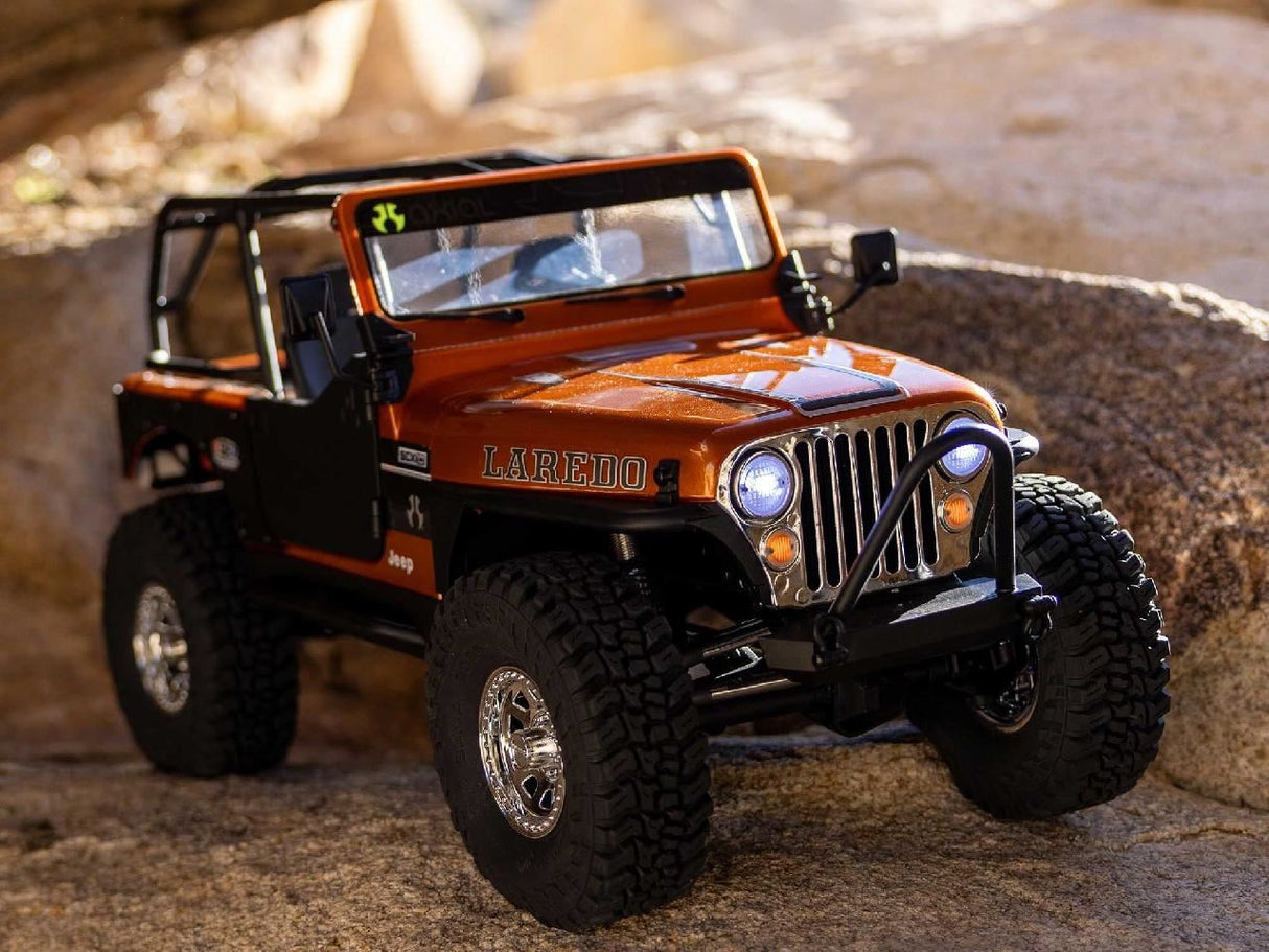 Axial 1/10 Scx10 Iii Jeep Cj-7 4X4 Rtr Rock Crawler, Copper