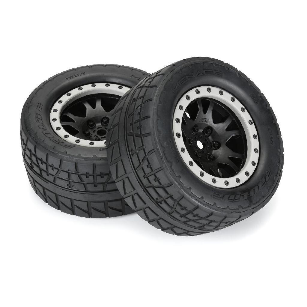 Pro 1/5 Menace Hp Belted Pro-Loc F/R X-Maxx Mtd 24Mm Blk/Gry Imp