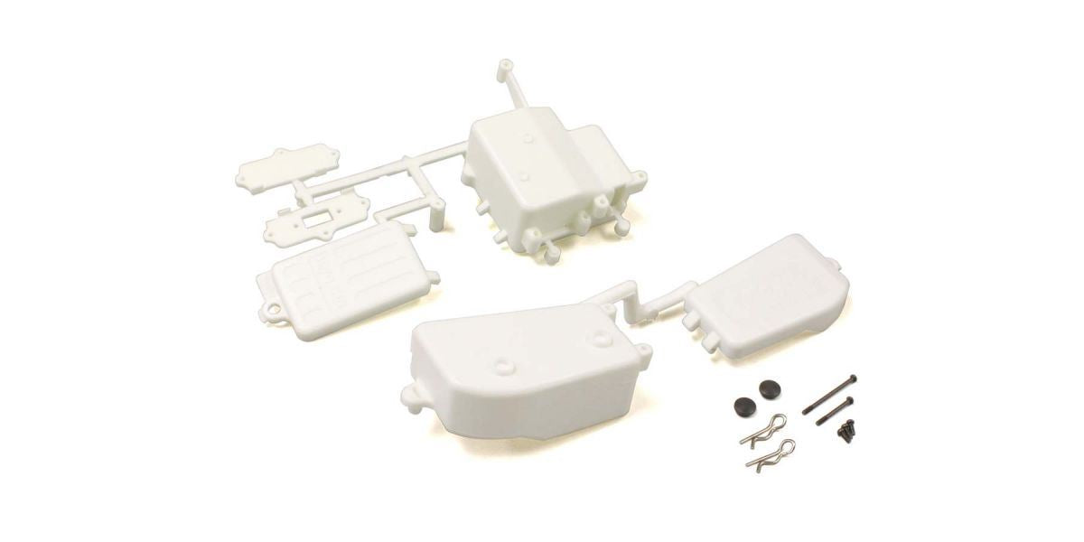 Receiver And Battery Box Kyosho Inferno Mp9-Mp10 - White