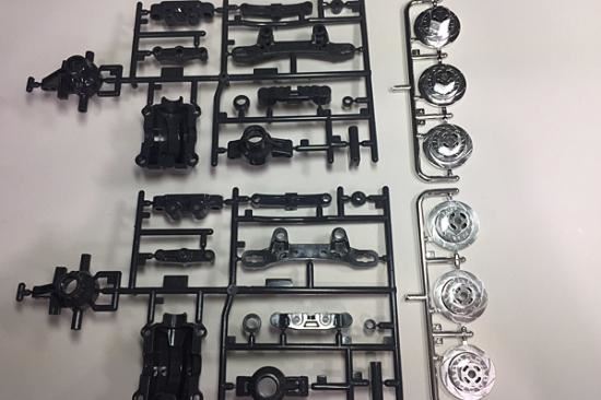 Tamiya A Parts (A13-14 Plated) X 2