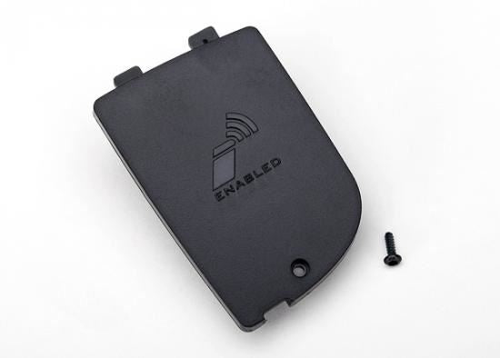 TRAXXAS Cover Plate, Traxxas Link Blue Cover