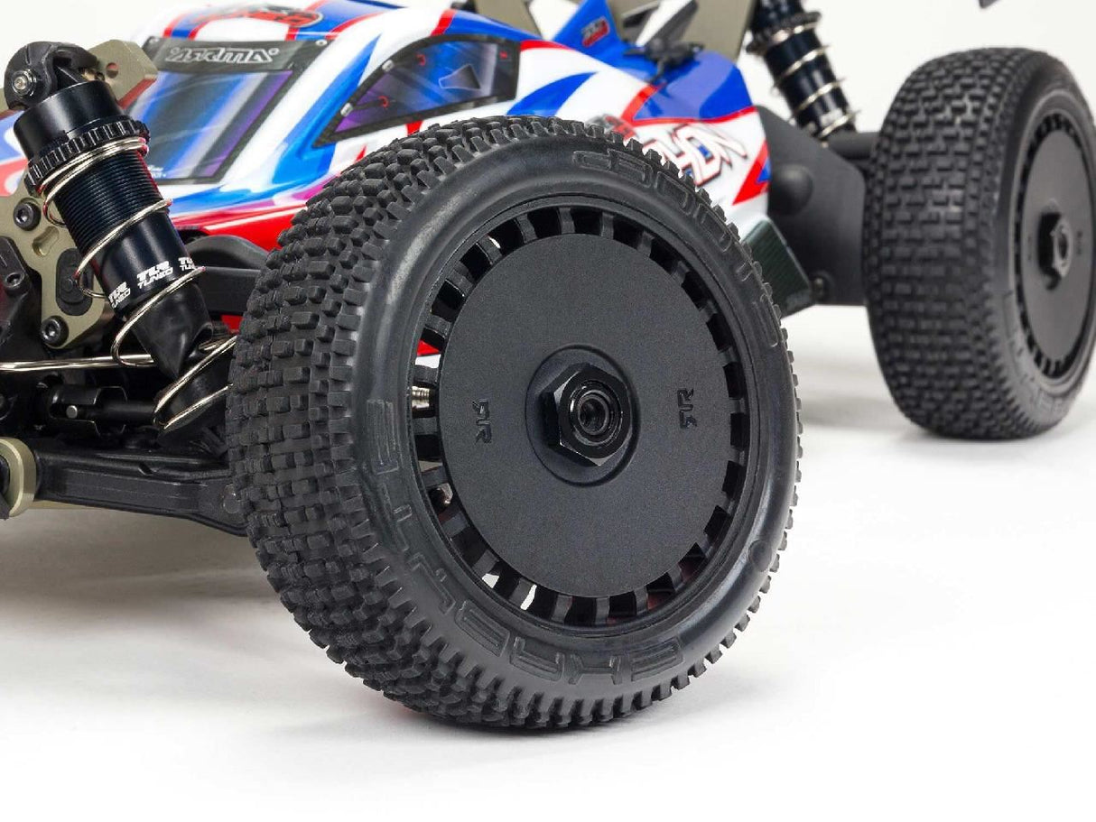 Arrma 1/8 TLR Tuned TYPHON 6S 4WD BLX Buggy RTR, Red/Blue