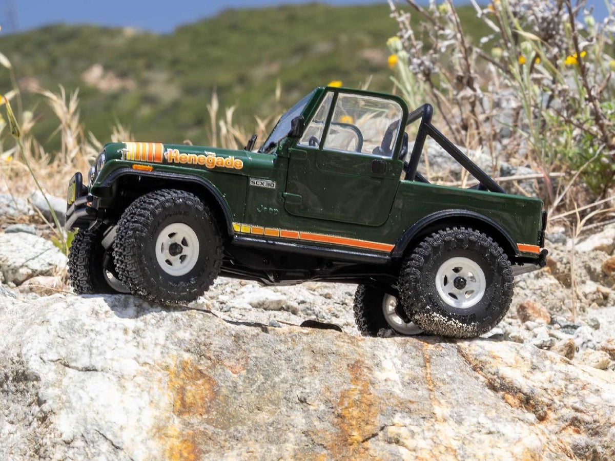 Axial 1/30 Scx30 Jeep Cj-7 Renegade 4X4 Rtr, Green