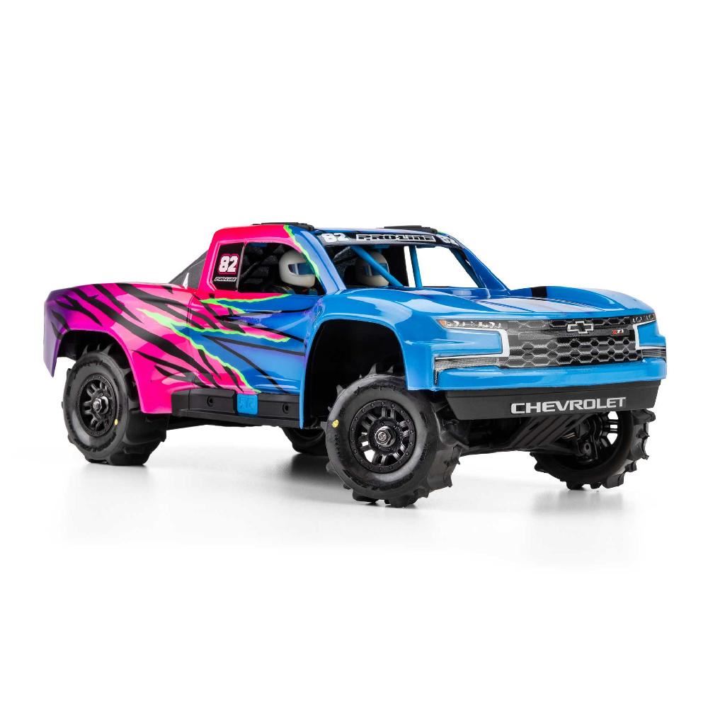 Pro-Line 1/16 Dumont Front/Rear Paddle Tires Mounted 12Mm Black Split