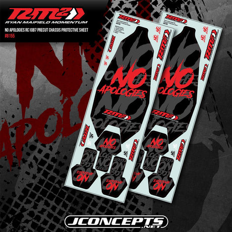 RM2 - No Apologies RC10B7/RC10B7D Chassis Skin 2pc