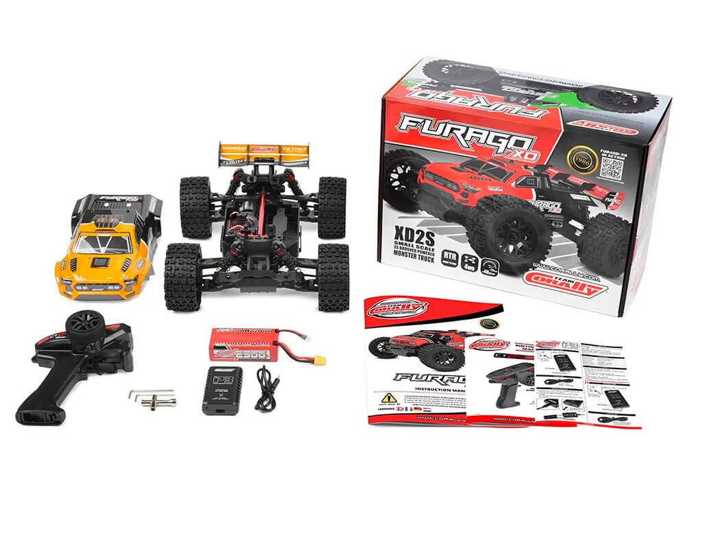 Corally Furago Xd Rtr Truck - Orange