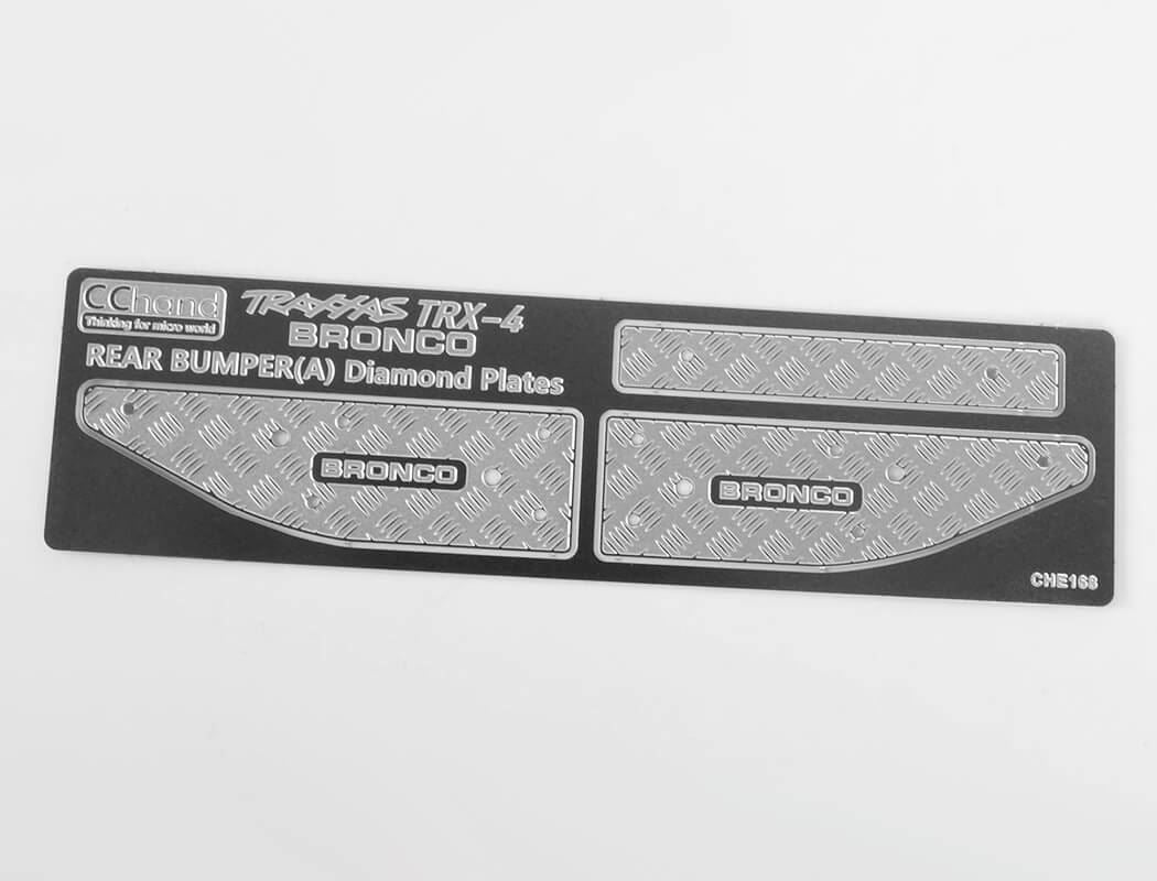 RC4WD RANCH REAR STEP BUMPER FOR TRAXXAS TRX-4 '79 BRONCO RANGER XLT (BLACK)