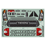 Proline 1/10 Toyota Tundra Trd Pro True Scale Clear Body: Short Cour