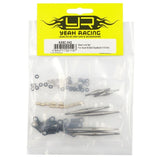 Yeah Racing 133.5mm Wheelbase Steel Link Set For Axial SCX24 Deadbolt