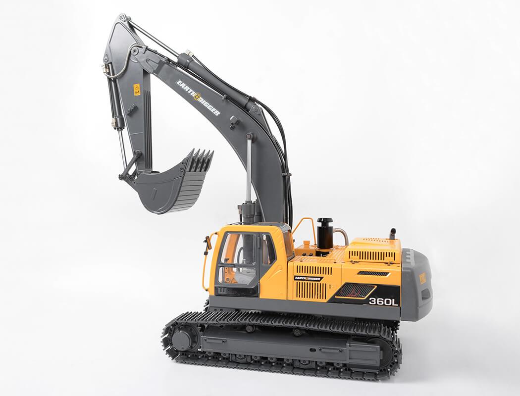 Rc4Wd 1/14 Scale Rtr Earth Digger 36 0L Hydraulic Excavator (Yellow