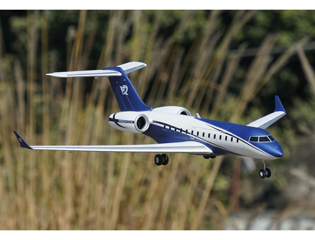 Xfly Twin 40Mm J-65 Edf Business Jet Pnp - Blue
