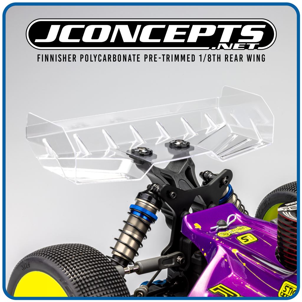 Finnisher Polycarbonate Pre-Trimmed 1/8th Wing
