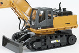 Huina 1/16 Scale Rc Excavator 2.4G 11Ch W/Die Cast Bucket