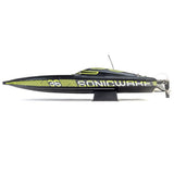 Proboat Sonicwake 36In V3 Self-Righting V-Hull Boat Rtr, Black