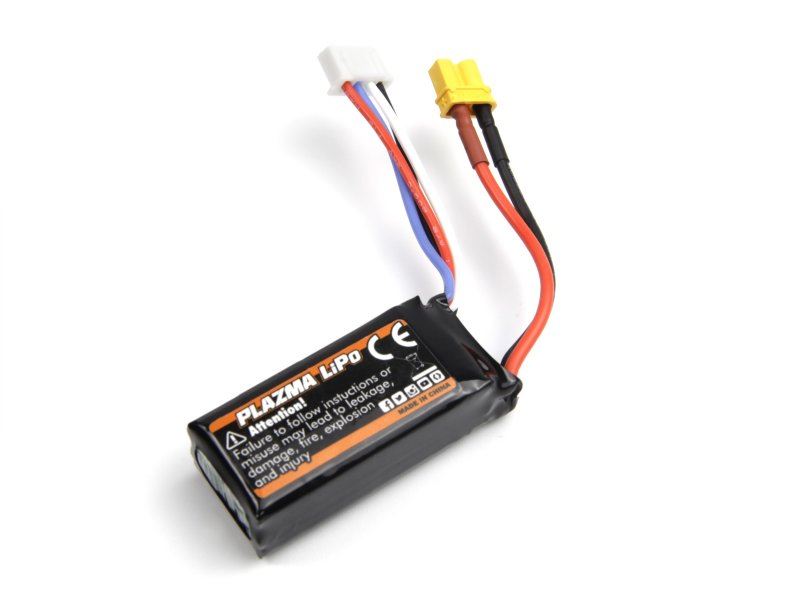 Plazma 11.1V 360Mah 10C Lipo Battery Pack