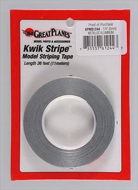GPLANES Striping Tape Aluminium 1/4" (6mm x 11m)