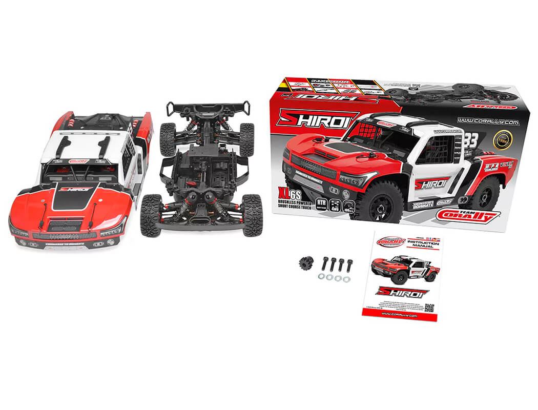 Corally Shiroi Xp6 Roller Short Course Truck Rtr - Red
