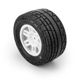 Pro-Line 1/16 Menace Front/Rear Street Tires Mounted 12Mm White Split