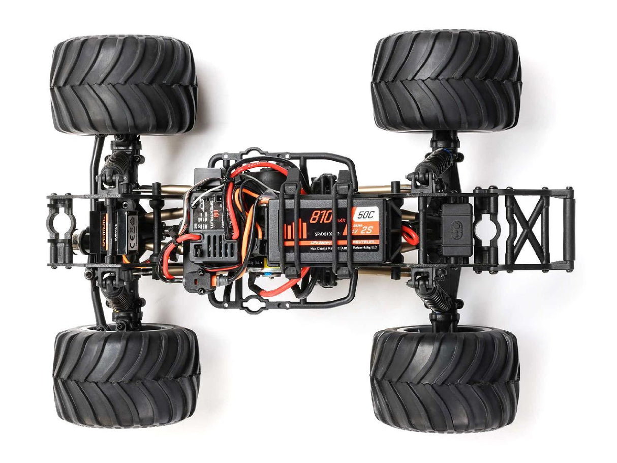Losi 1/18 Mini Lmt Zombie 2S 4X4 Rtr Brushed Monster Truck (Batte