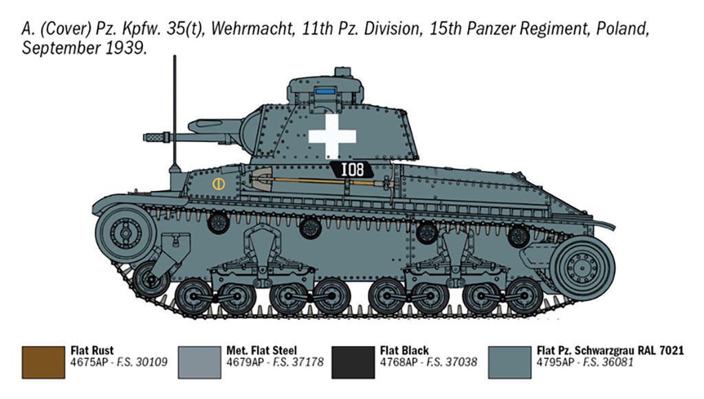 Italeri Panzerkampfwagen 35 (t)