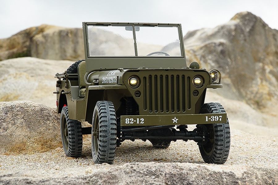 ROC Hobby 1/6th Willys Military Scaler RTR - ROC001RS