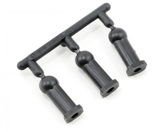 Tamiya 4mm Adjuster (Black 3 Pcs)