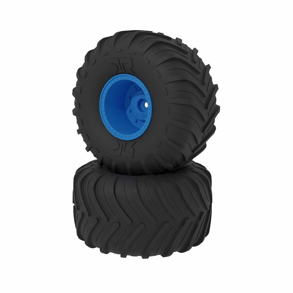 Arrma Dboots Chevron Mt Tire Set, Glued, Blue