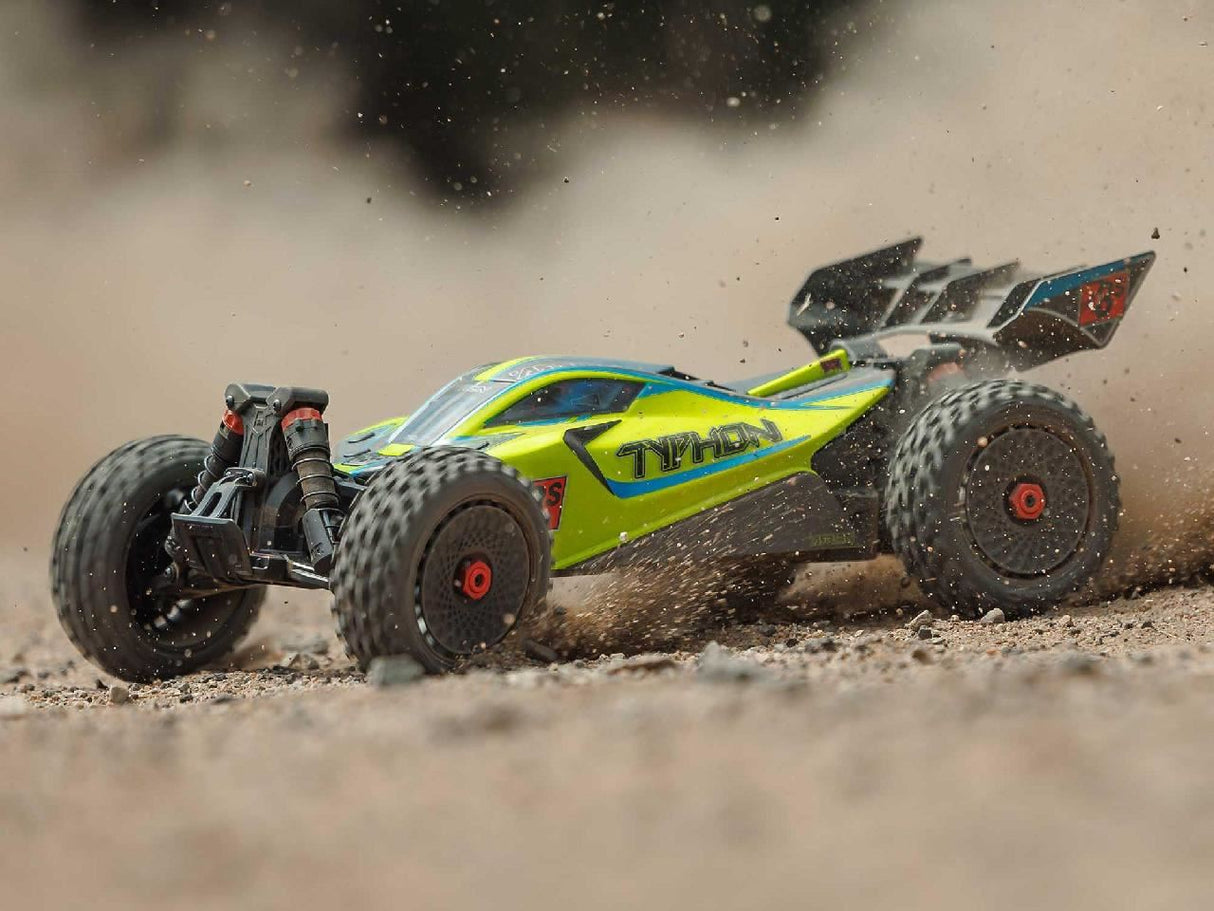 Arrma 1/8 Typhon 223S Blx 4X4 Buggy Rtr With Dsc Yellow