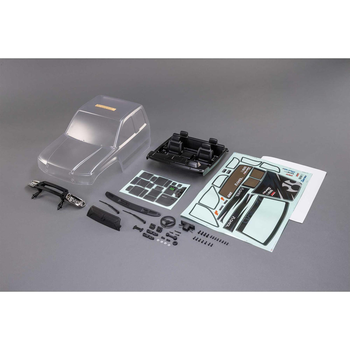 Axial SCX6: Body & Interior Set (Clear): Trail Honcho