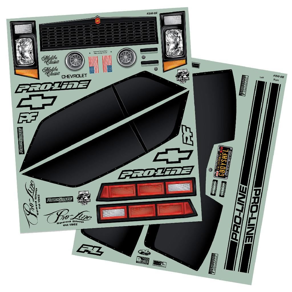 Proline 1/10 1978 Chevrolet Malibu Tough-Color Gray Body: Drag Car