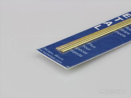 KS 12" Bendable Brass Rod 1/16" & 3/34" (Pk4)