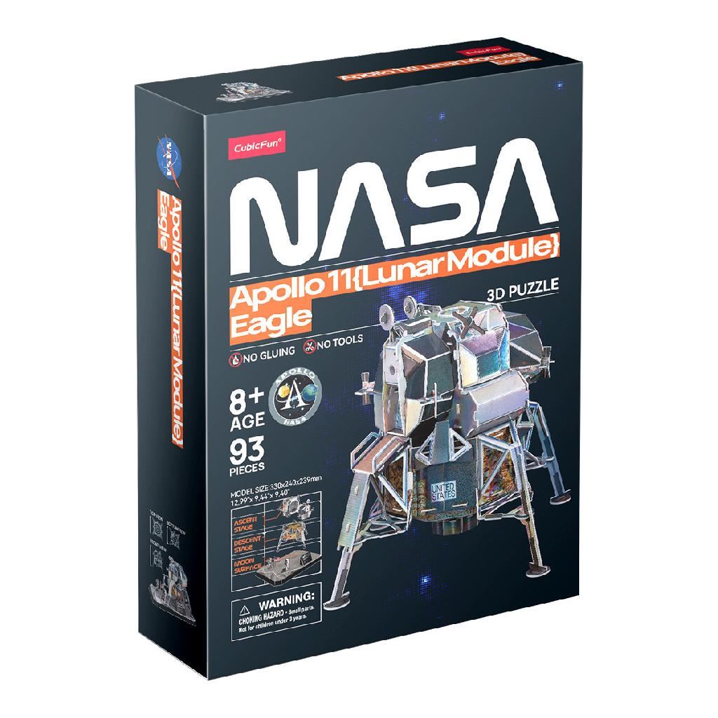 Cubicfun Nasa Apollo 11 Lunar Module Eagle (93 Pieces)