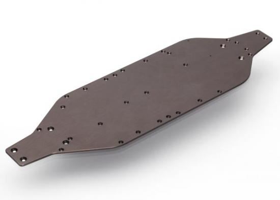 TRAXXAS Chassis, 6061-T6 aluminium (dark titanium anodised)