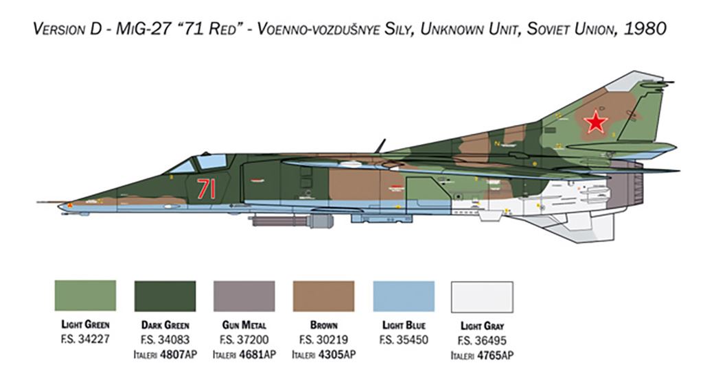 Italeri MiG-27 Flogger D