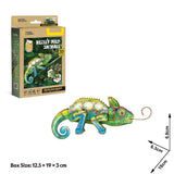 Cubicfun Veiled Chameleon (63 Pieces)